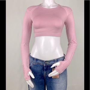 Gymshark Long Sleeve Crop Top -Size Small